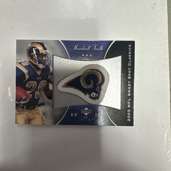 2003 Marshall Faulk sweet spot classics #P-MF mint condition - Picture 2 of 4
